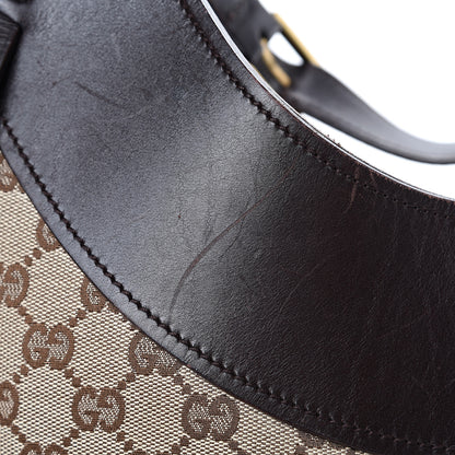 Gucci Monogram Half Moon Hobo Dark Brown 15 of 20