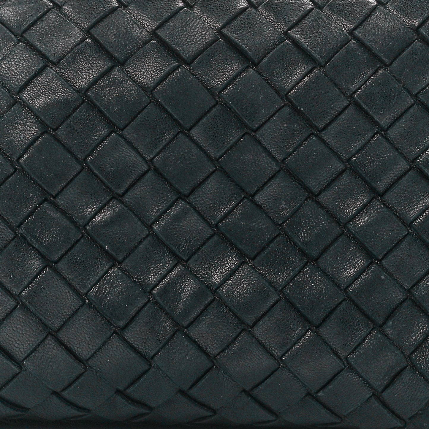 Nappa Intrecciato Small Cosmetic Pouch Black