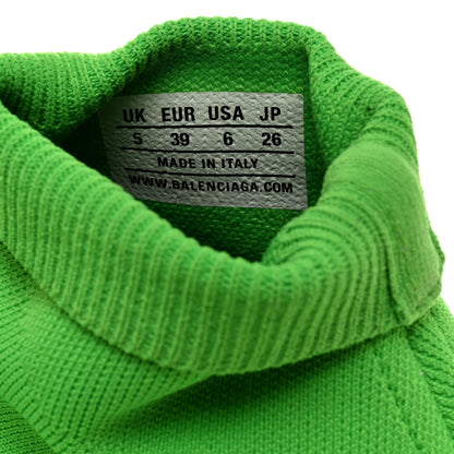 Balenciaga Technical 3D Recycled Knit Mens Speed 2.0 Sneakers 39 Monocolor Fluo Green 7 of 9