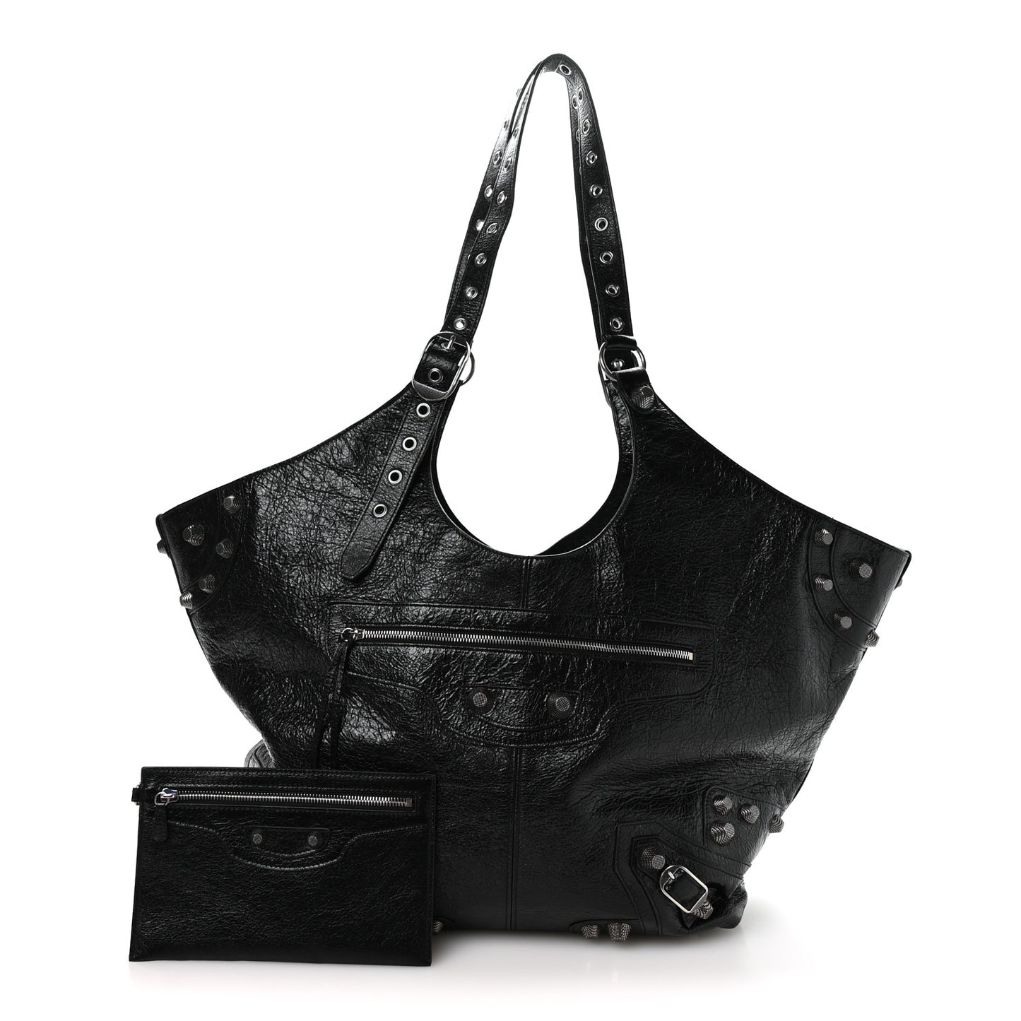Agneau Arena Large Le Cagole Carry All Bag Black