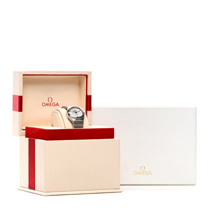 Omega Stainless Steel Diamond Mother of Pearl 27mm Constellation Petite Seconde Automatic Watch 127.10.27.20.55.001 5 of 5