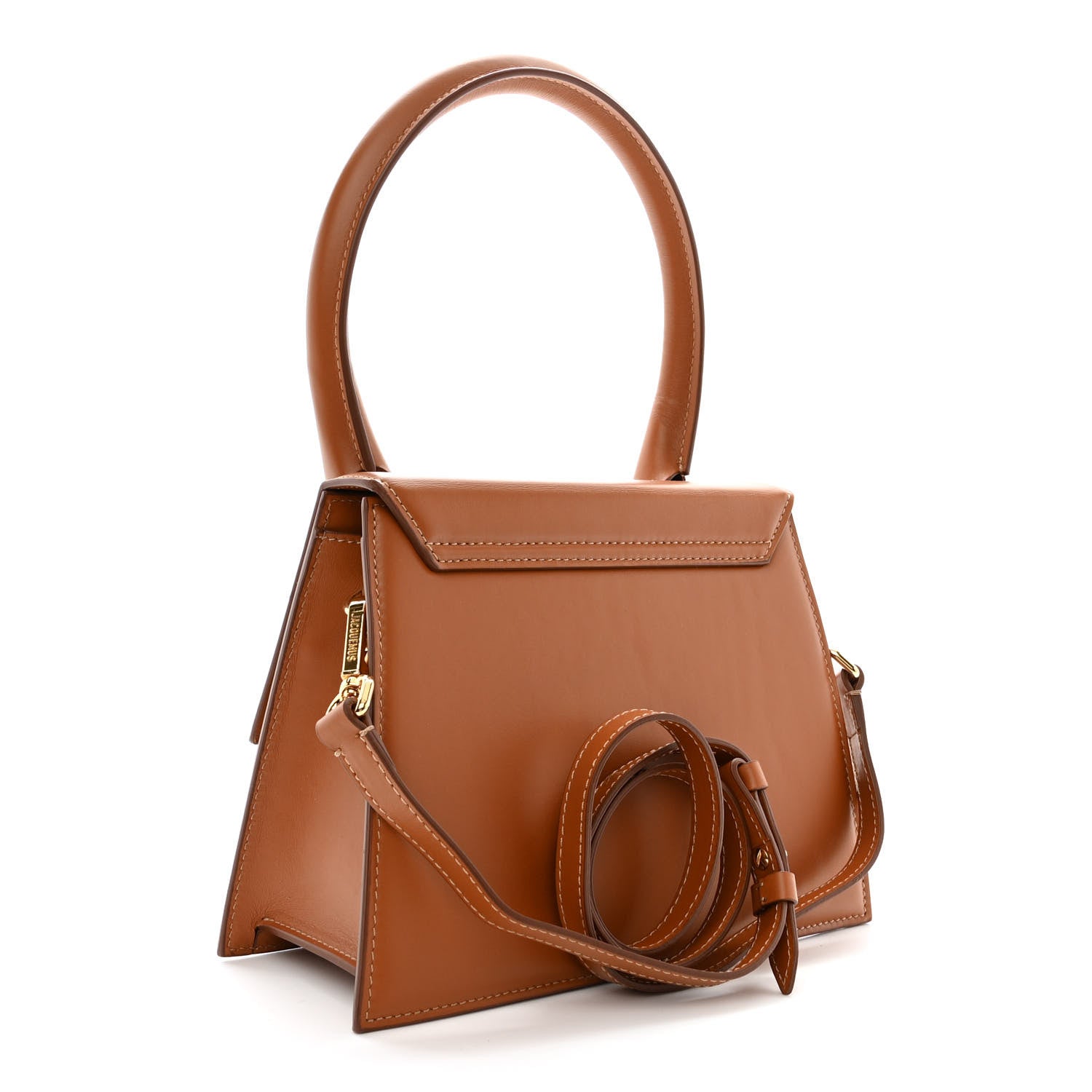 Jacquemus Smooth Calfskin Le Grand Chiquito Light Brown 3 of 9