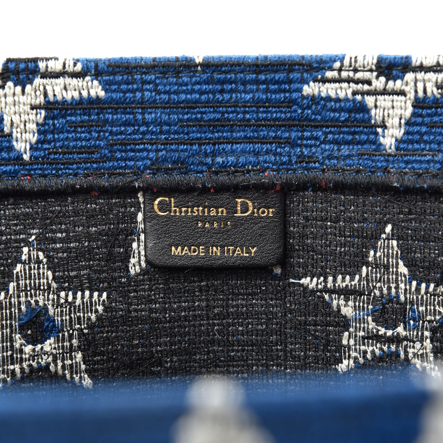 Christian Dior Canvas Embroidered Exclusive US Book Tote Multicolor 6 of 8