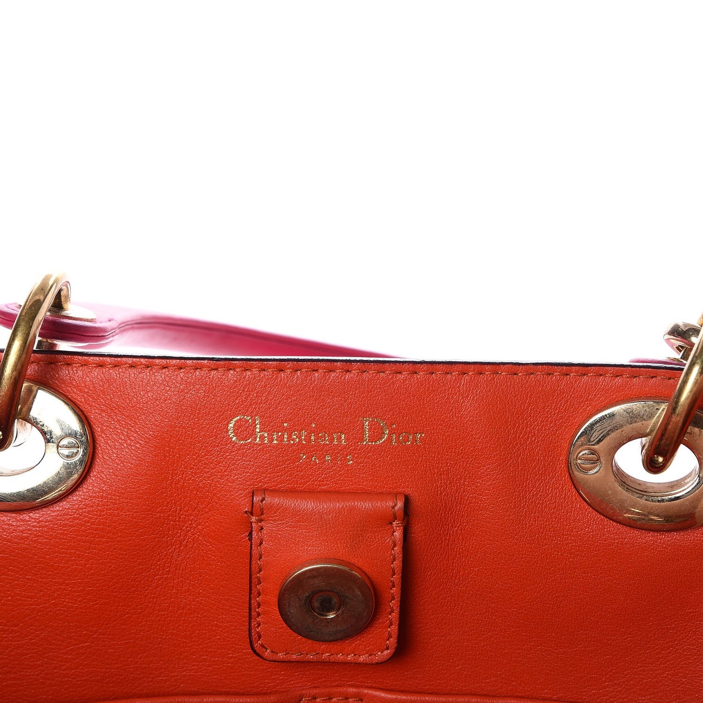 Smooth Calfskin Large Diorissimo Fuchsia