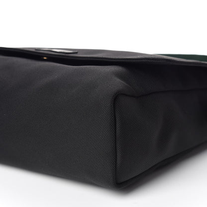 Gucci Techno Canvas Web Large Flap Messenger Bag Black 6 of 10