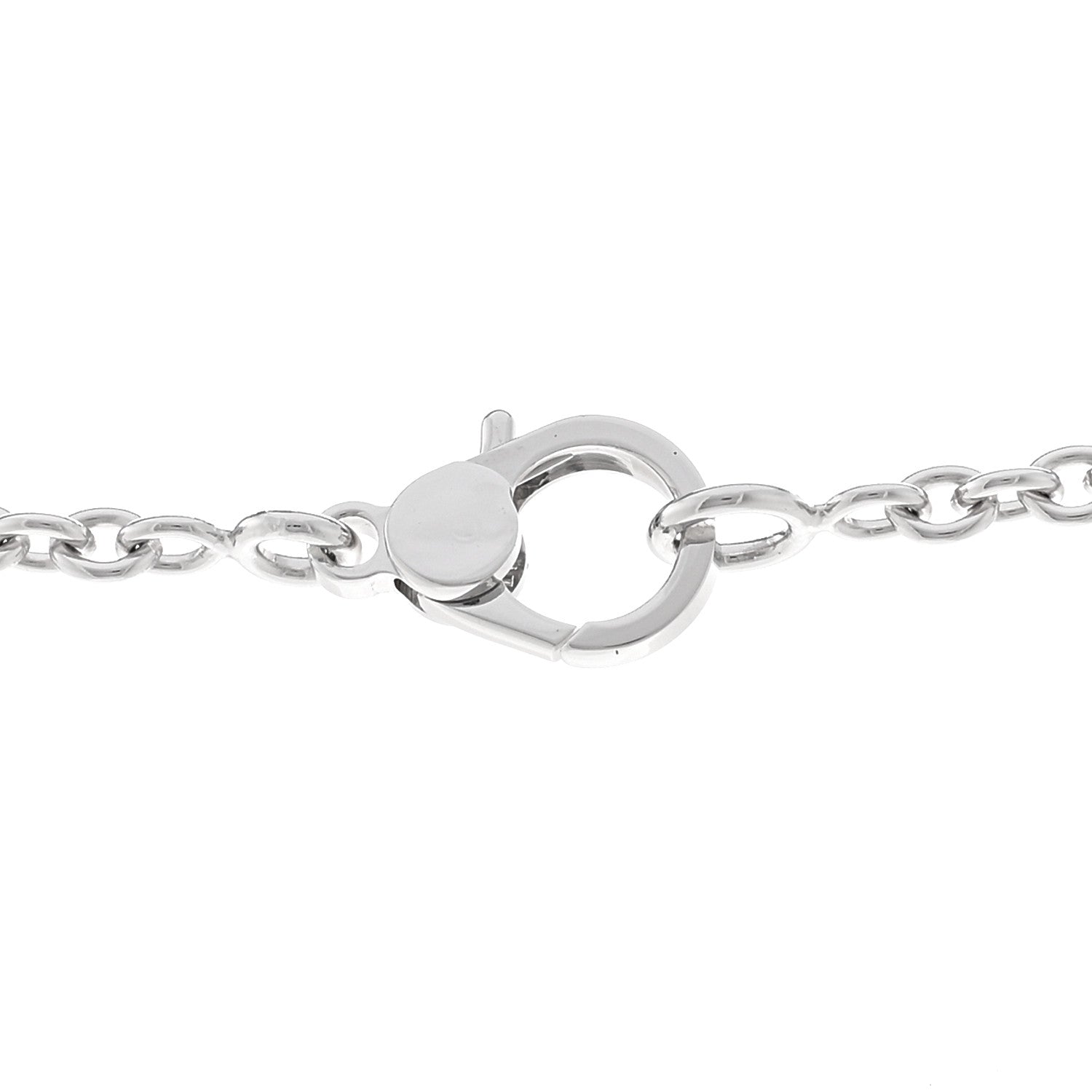 Hermes 18K White Gold Diamond Finesse Lariat Necklace 4 of 6