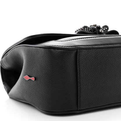 Christian Louboutin Calfskin Small Sweet Charity NV Shoulder Bag Black 9 of 10