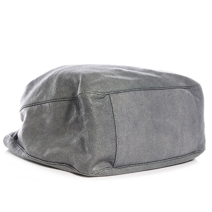 Saint Laurent Stingray Embossed Large Roady Silver 4 of 7