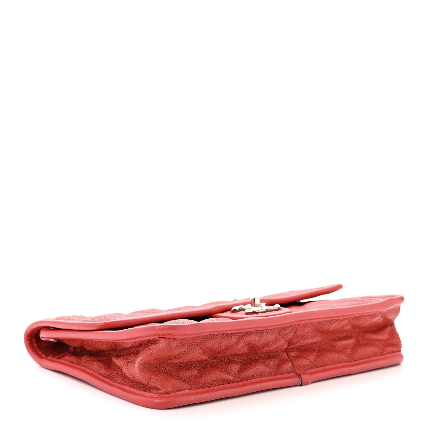 Chanel Caviar Quilted Medium French Riviera Flap Red 4 of 12
