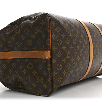 Louis Vuitton Monogram Keepall Bandouliere 55 9 of 16