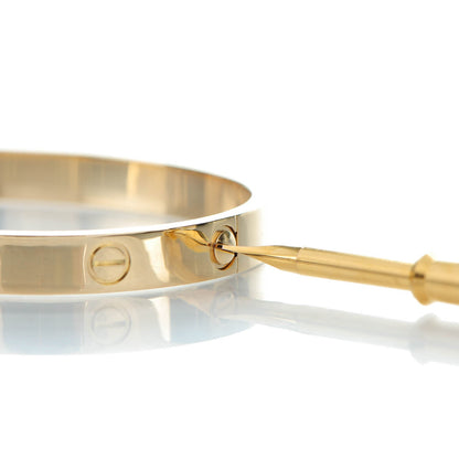 Cartier 18K Yellow Gold LOVE Bracelet 16 6 of 7