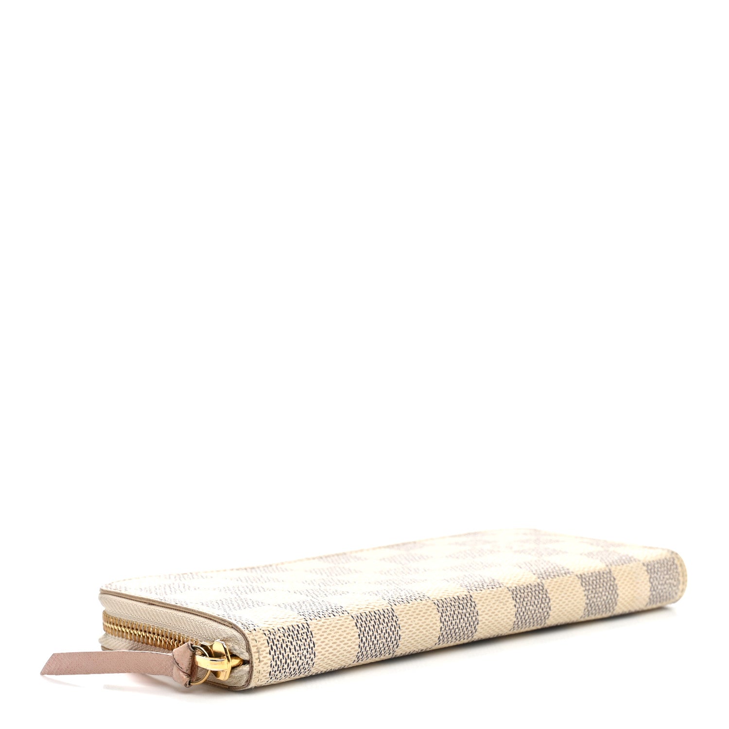 Louis Vuitton Damier Azur Clemence Wallet Rose Ballerine 4 of 8