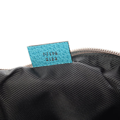 Gucci Monogram Boat Pochette Teal 7 of 10