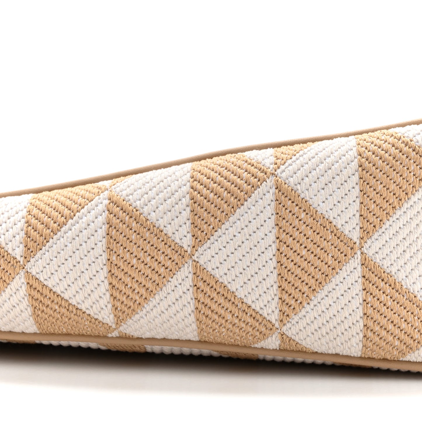 Jacquard Triangolo Symbole Embroidered Mini Triangle Bag Corda Talco