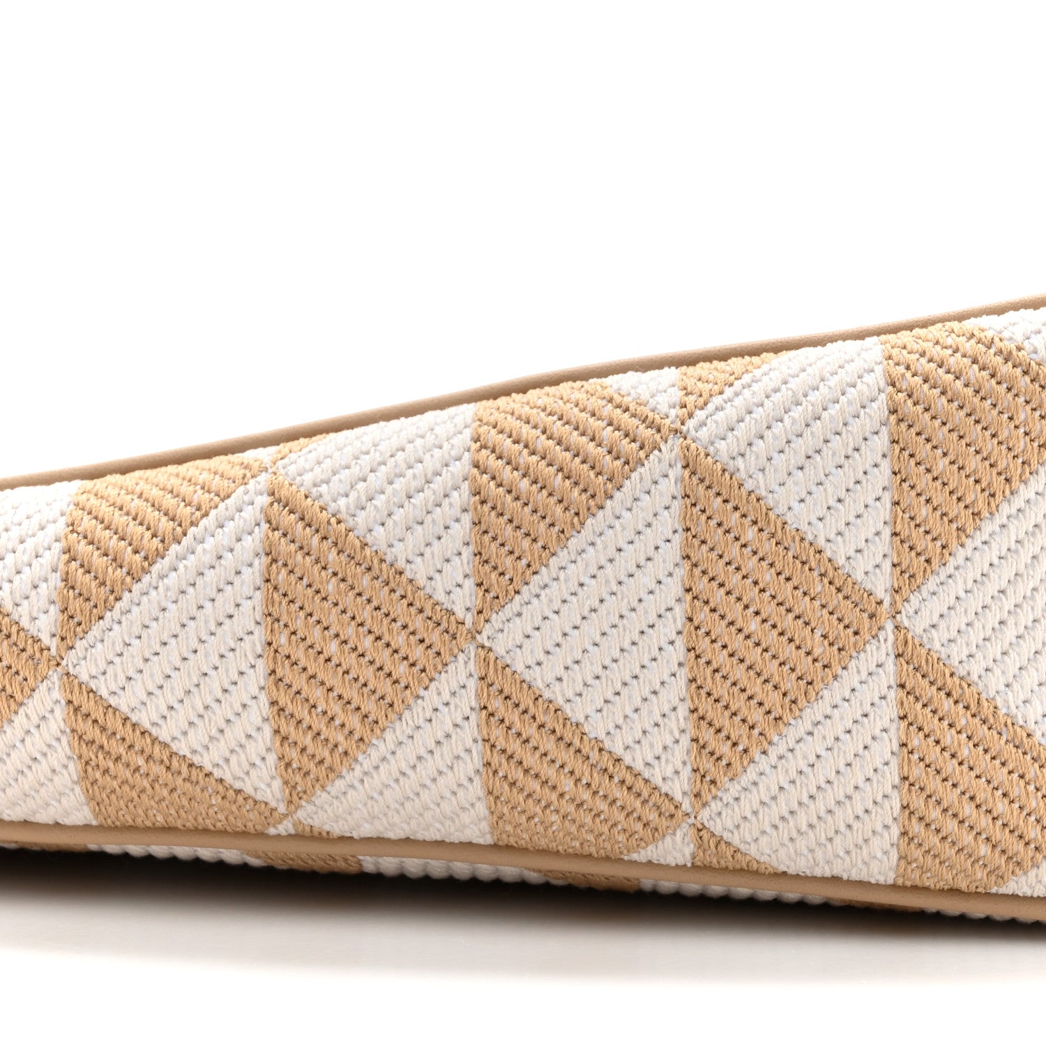 Prada Jacquard Triangolo Symbole Embroidered Mini Triangle Bag Corda Talco 9 of 10