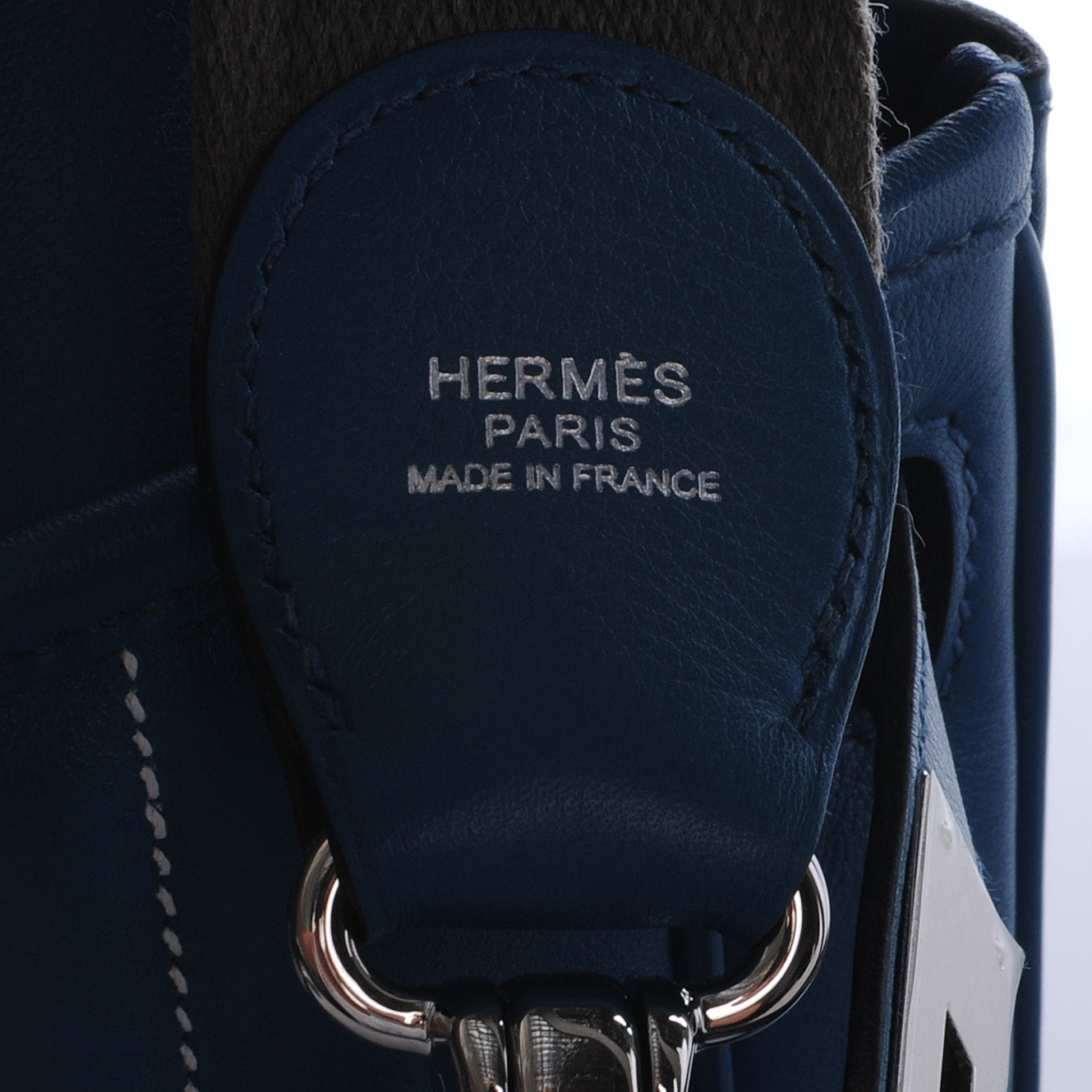 Veau Swift Mini Sac Berline Bleu Thalassa