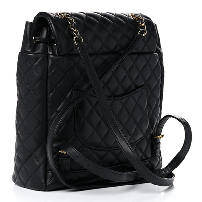 Chanel Lambskin Quilted Large Urban Spirit Backpack Black 3 of 10