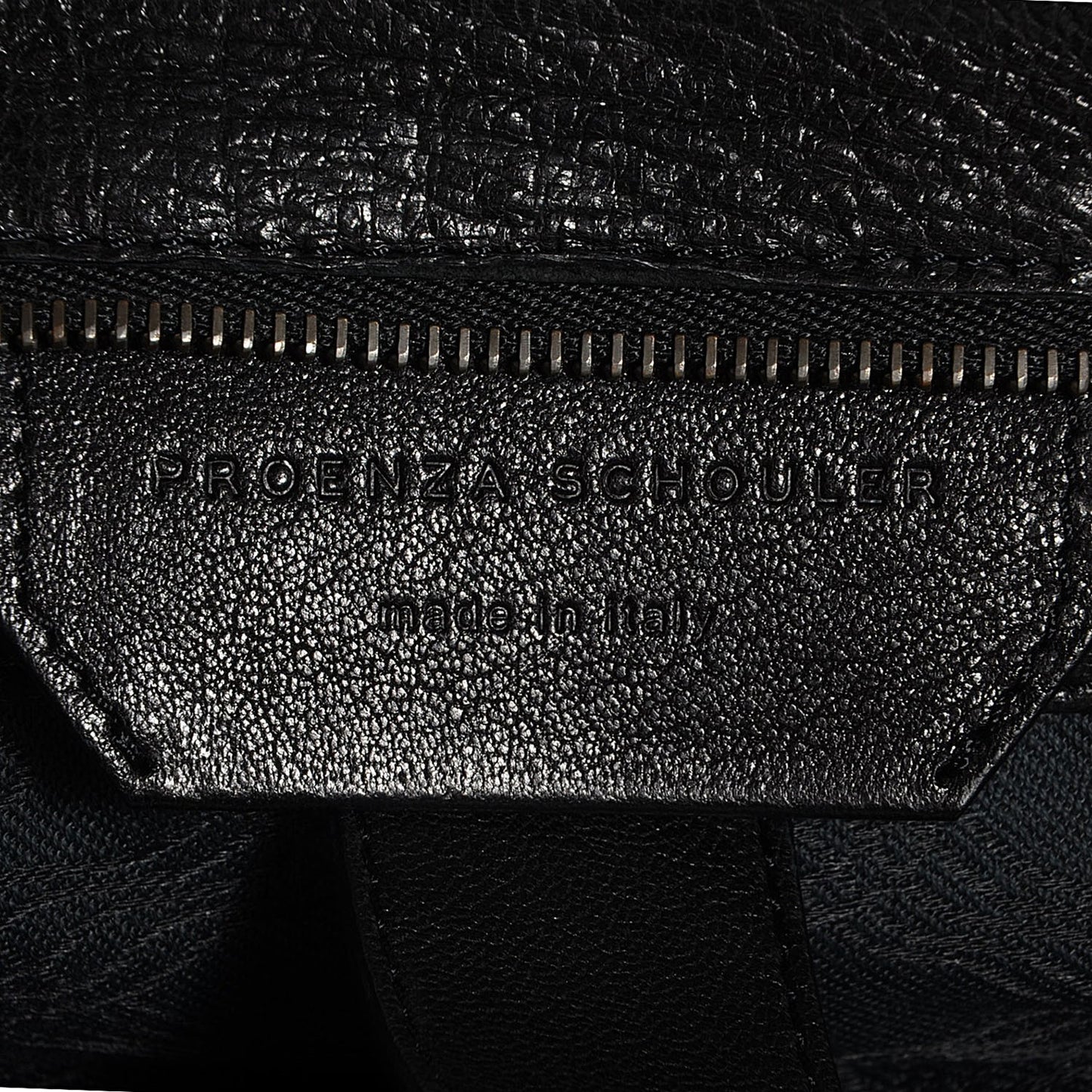 Lambskin PS1 Large Satchel Black