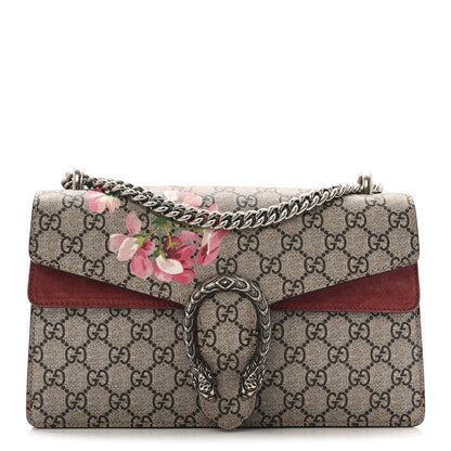 Gucci GG Supreme Monogram Blooms Small Dionysus Shoulder Bag Beige Multicolor Dry Rose 1 of 13