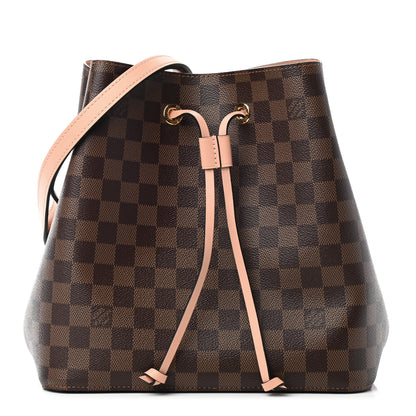 Louis Vuitton Damier Ebene Neonoe MM Venus Pink 1 of 8