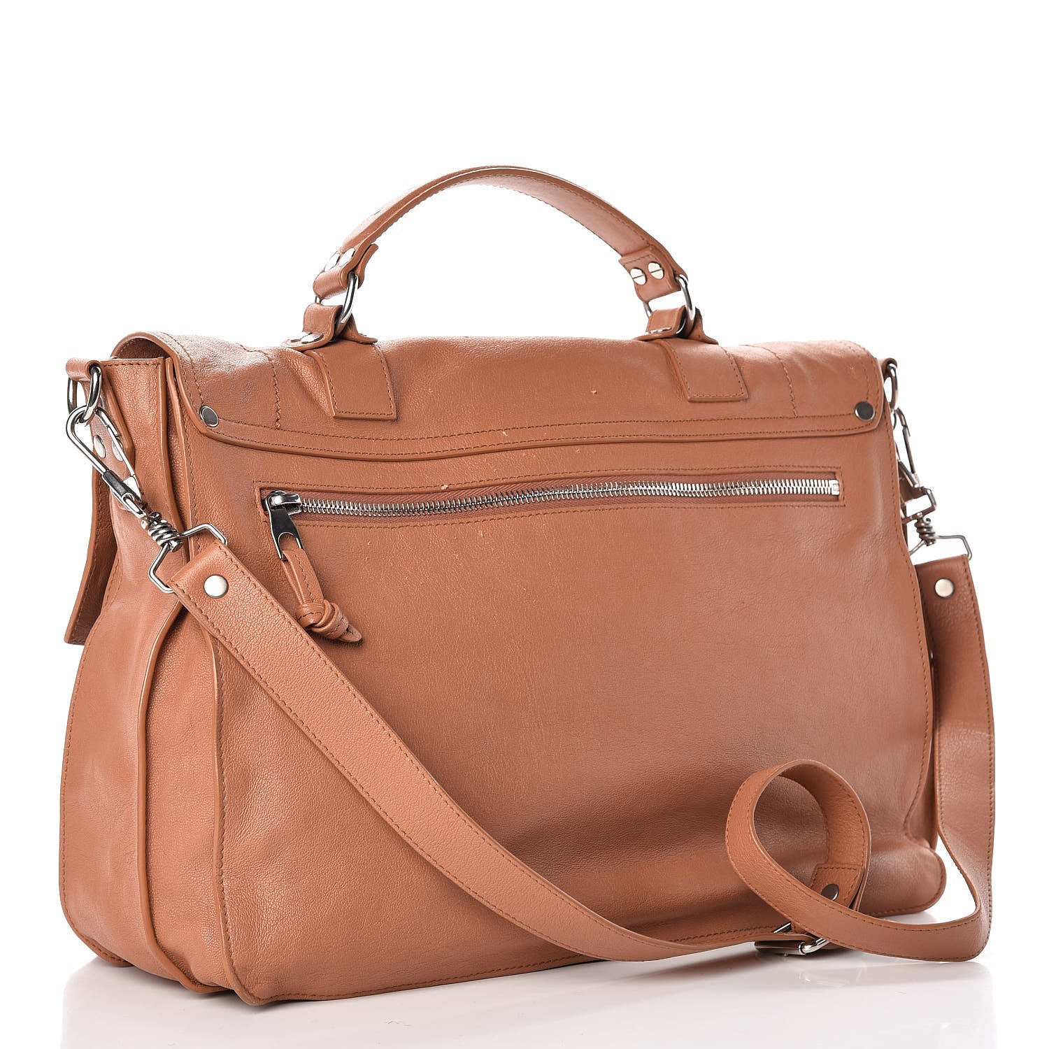 Proenza Schouler Lambskin Large PS1 Satchel Dune 3 of 22