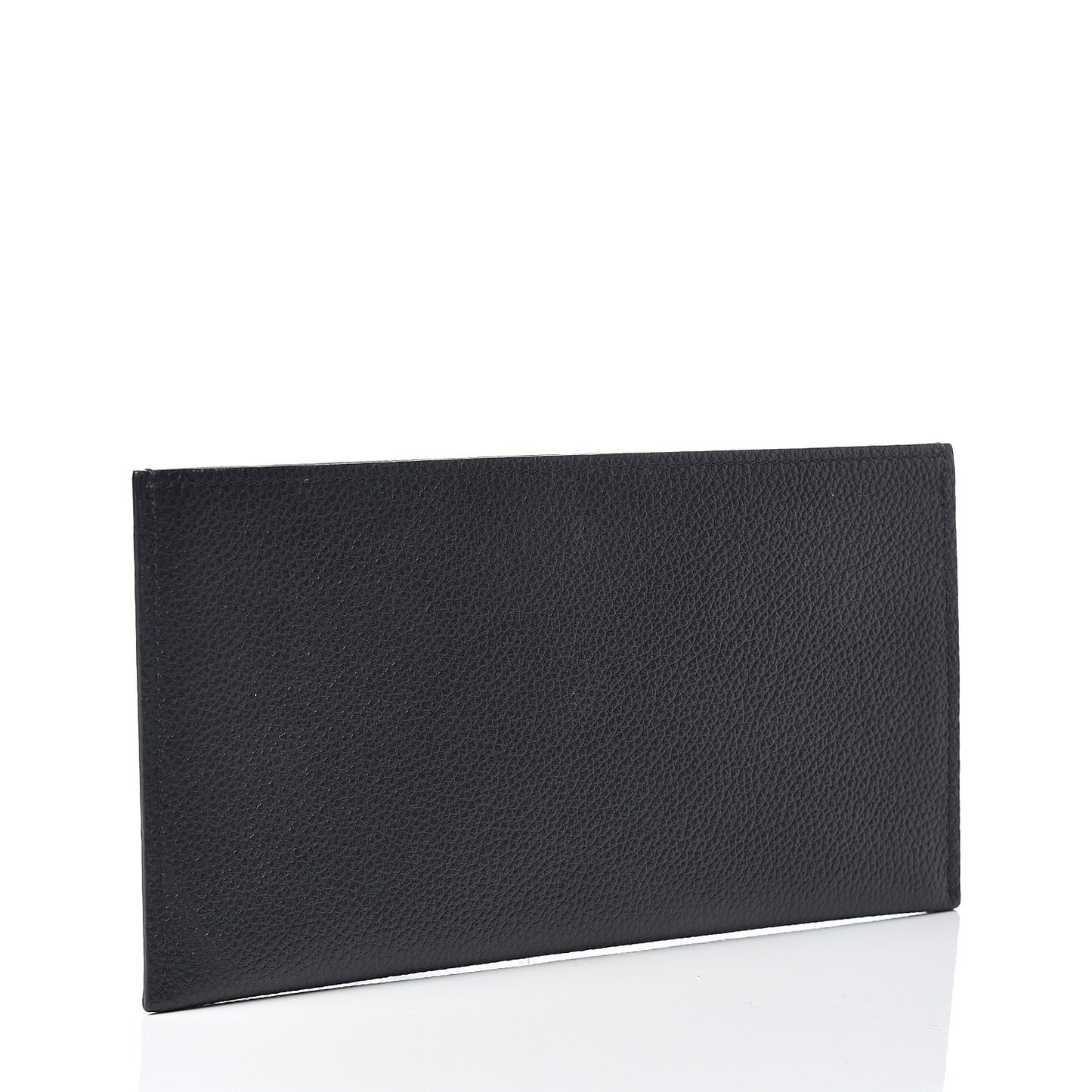 Calfskin Felicie Chain Wallet Card Holder Insert Black