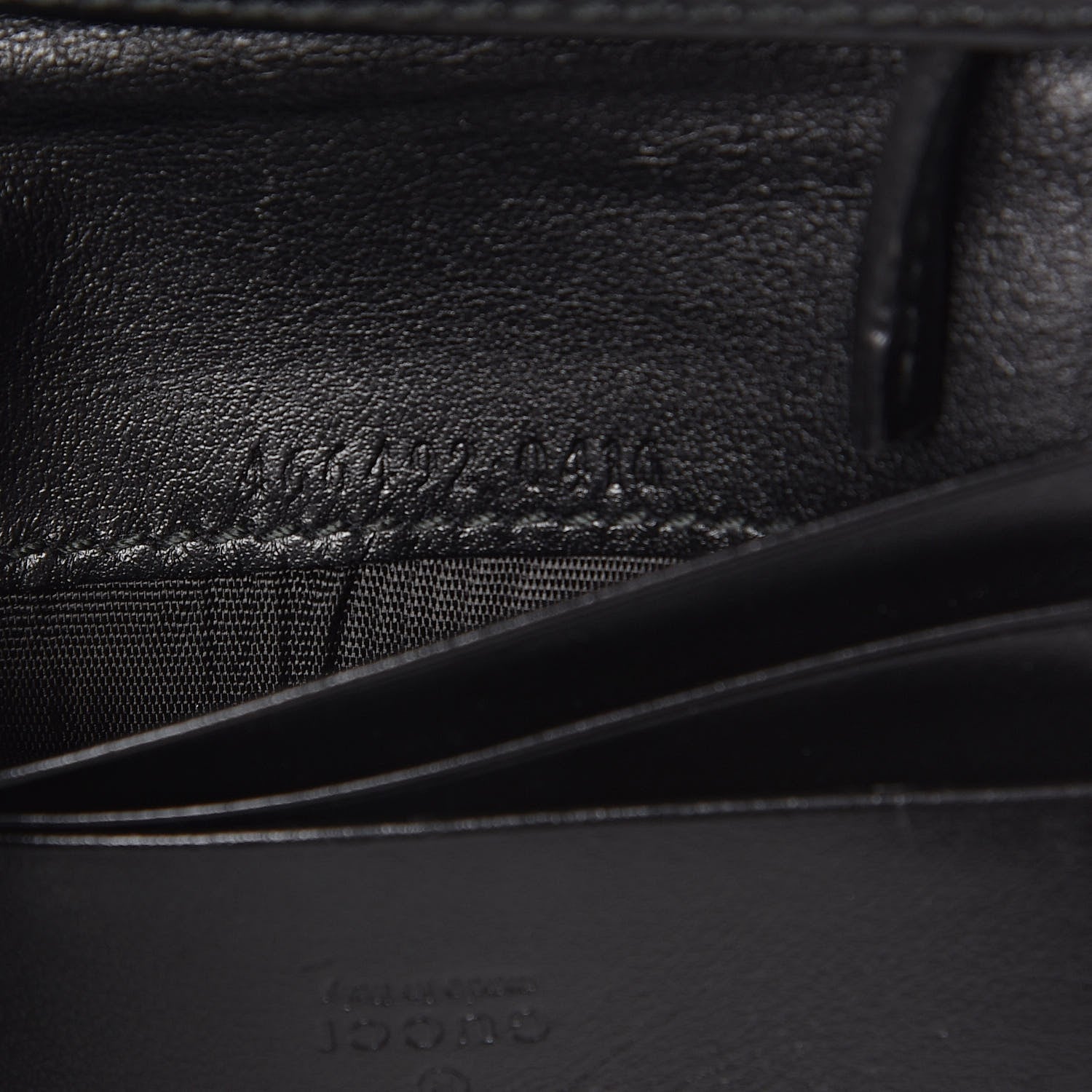 Gucci Calfskin Matelasse GG Marmont Card Case Wallet Black 7 of 7