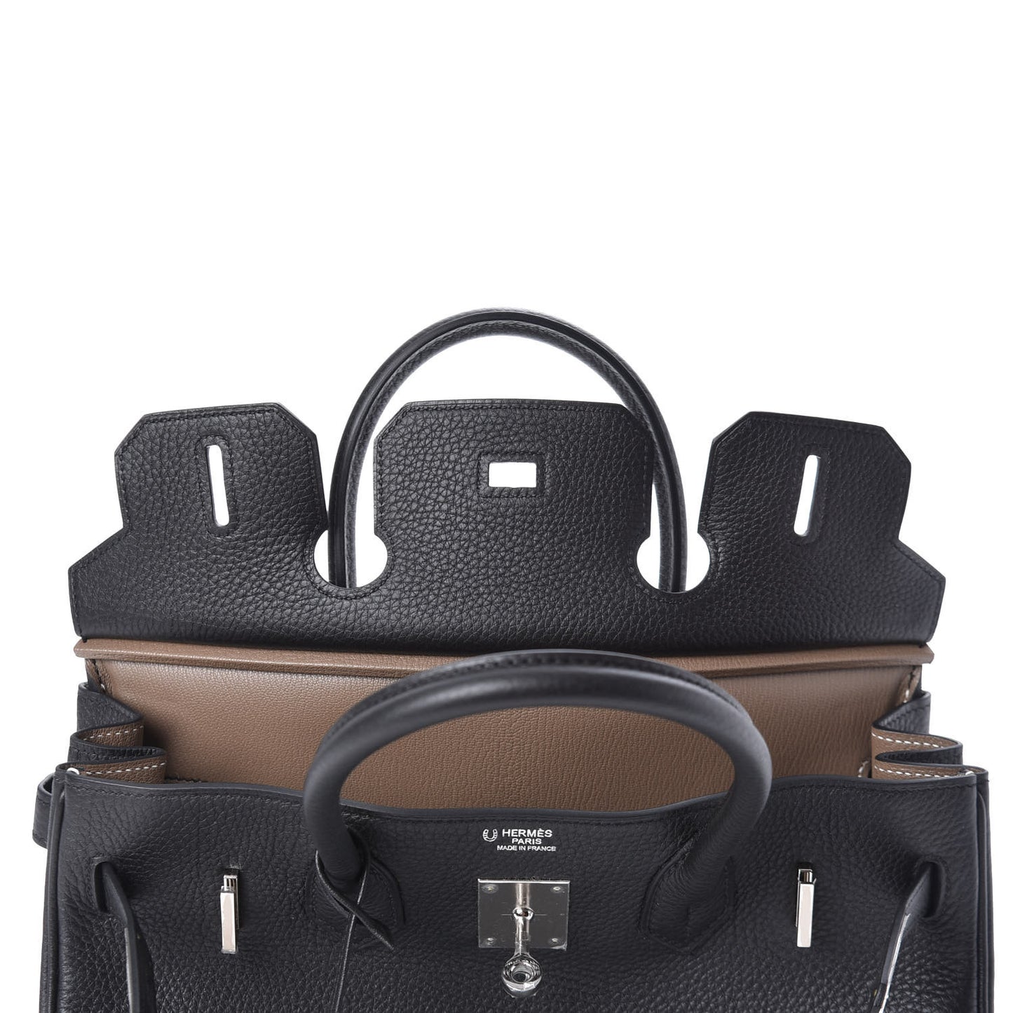 Togo Horseshoe Birkin 30 Black Etoupe