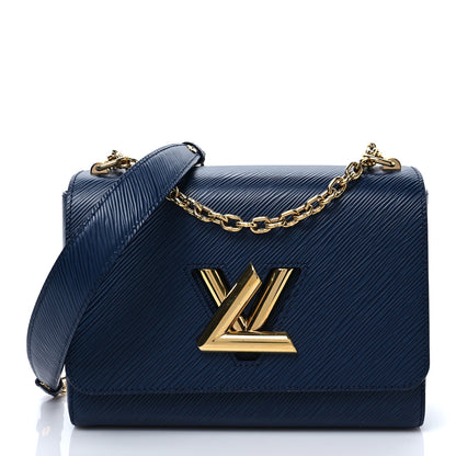 Louis Vuitton Epi Twist Shoulder Bag MM Indigo 2 of 7