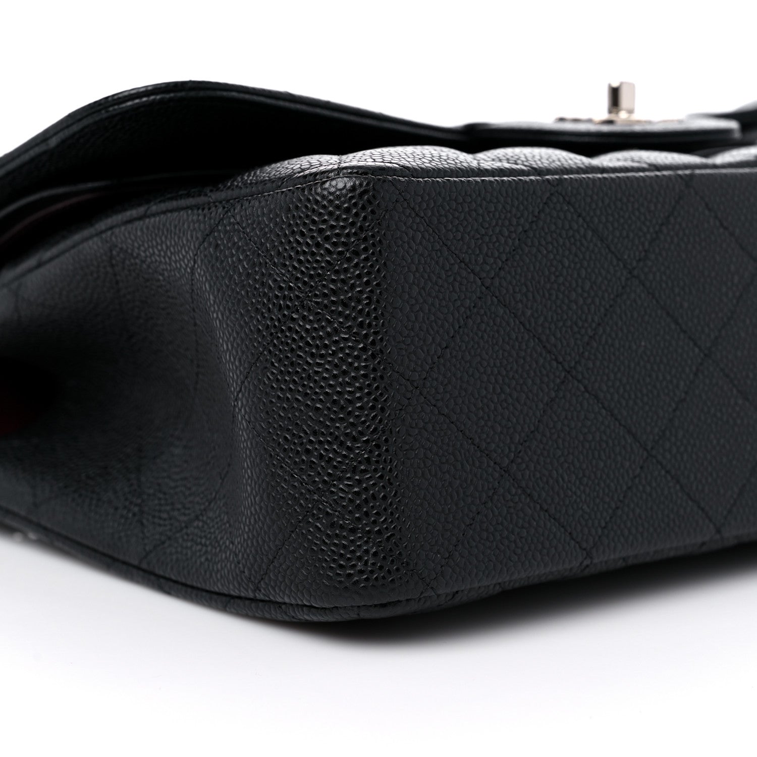Chanel Caviar Quilted Jumbo Double Flap Black 8 of 10
