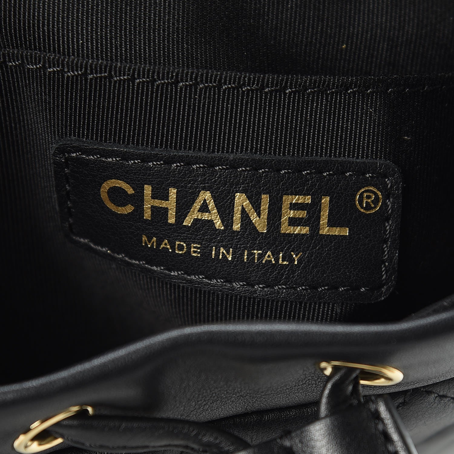 Chanel Calfskin Quilted Mini Urban Spirit Backpack Black 6 of 10