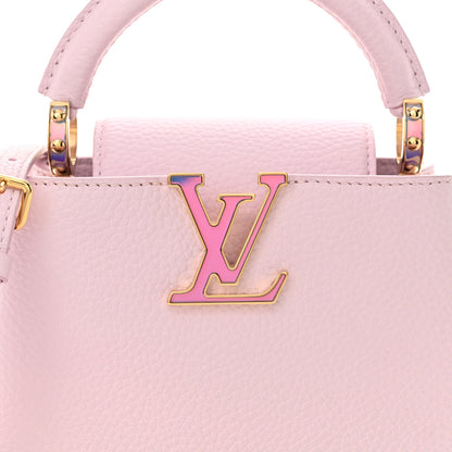Louis Vuitton Taurillon LV Ski Capucines Mini  Pearly Lilac 7 of 9