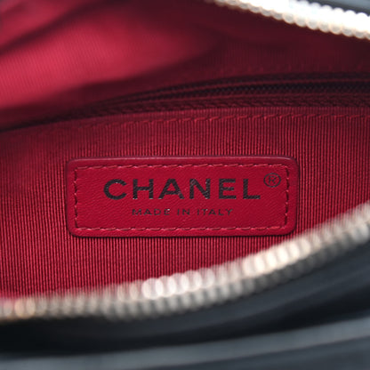Chanel Aged Calfskin Quilted Small Gabrielle Hobo Black 6 of 9