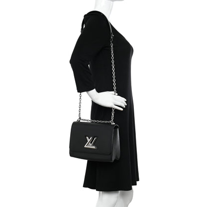 Louis Vuitton Epi Twist Shoulder Bag MM Black 2 of 9