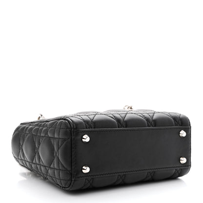 Christian Dior Lambskin Cannage Mini Lady Dior Black 4 of 11
