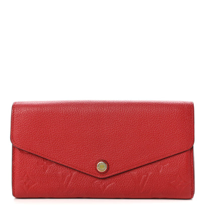 Louis Vuitton Empreinte Sarah Wallet NM Cherry 1 of 9
