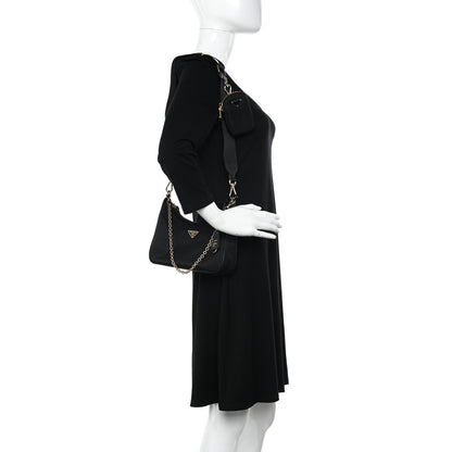 Prada Nylon Re-Edition 2005 Shoulder Bag Black 2 of 12