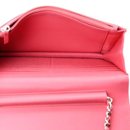 Chanel Caviar Timeless CC Wallet On Chain WOC Pink 4 of 11