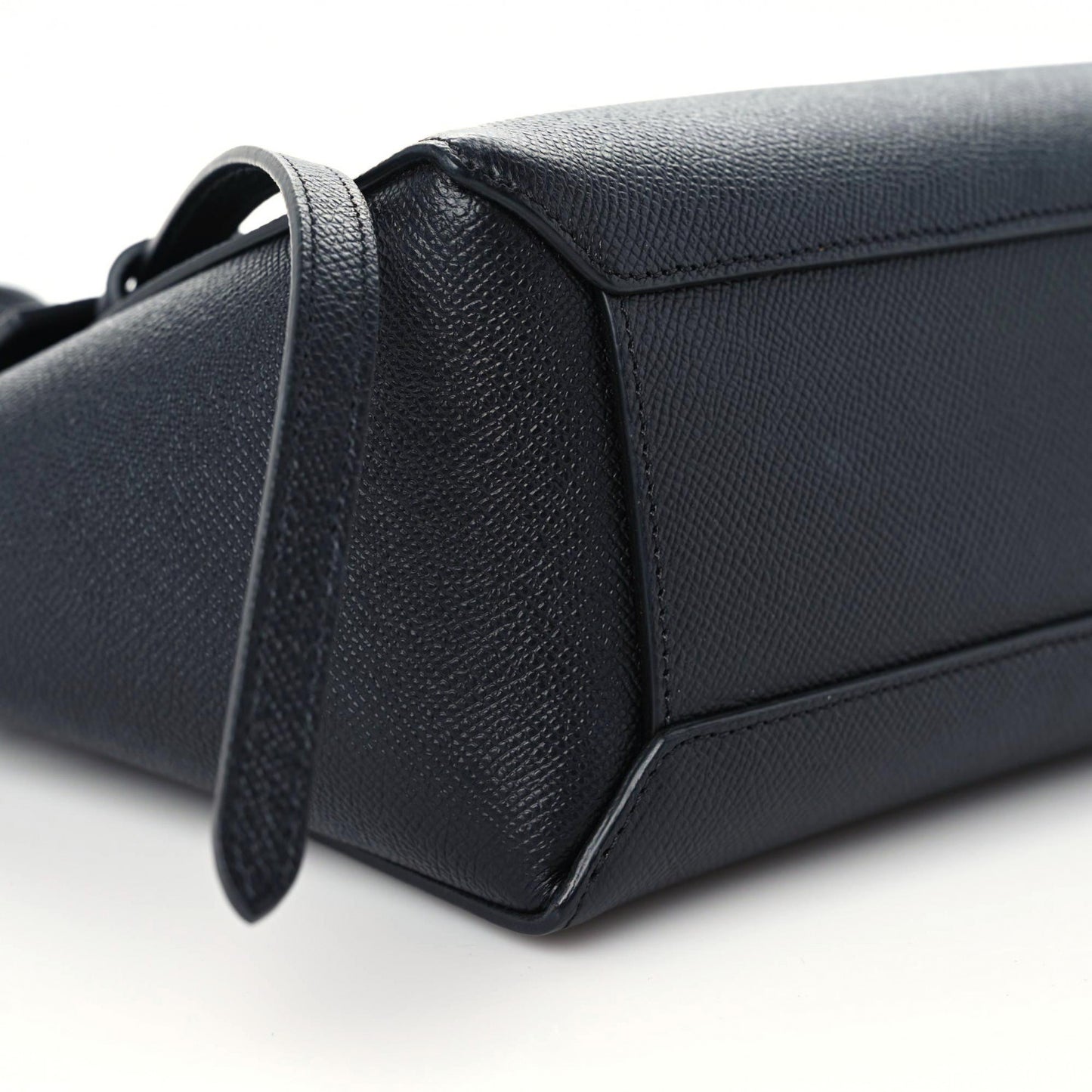 Grained Calfskin Nano Belt Bag Black