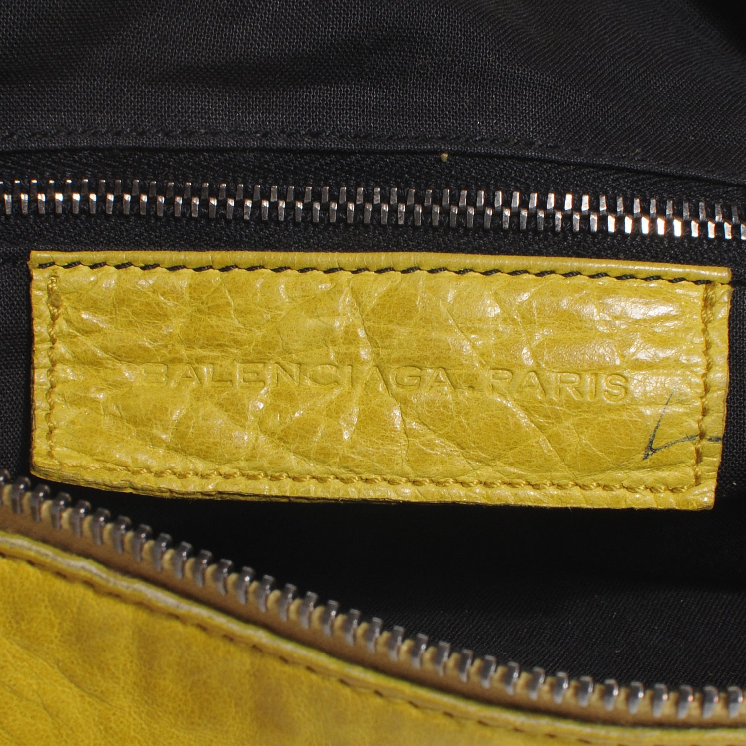 Balenciaga Chevre Twiggy Moutarde 8 of 10