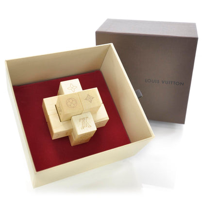 Louis Vuitton Le Pateki Wood Cube Puzzle VIP Gift 3 of 4