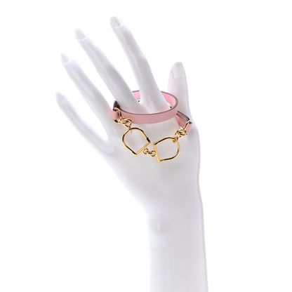 Hermes Swift Etrier Double Tour Bracelet T2 Rose Sakura 2 of 5