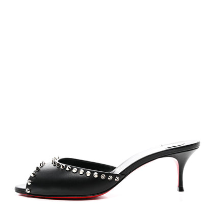 Christian Louboutin Nappa Spike Me Dolly 85 Sandals 40.5 Black 1 of 8