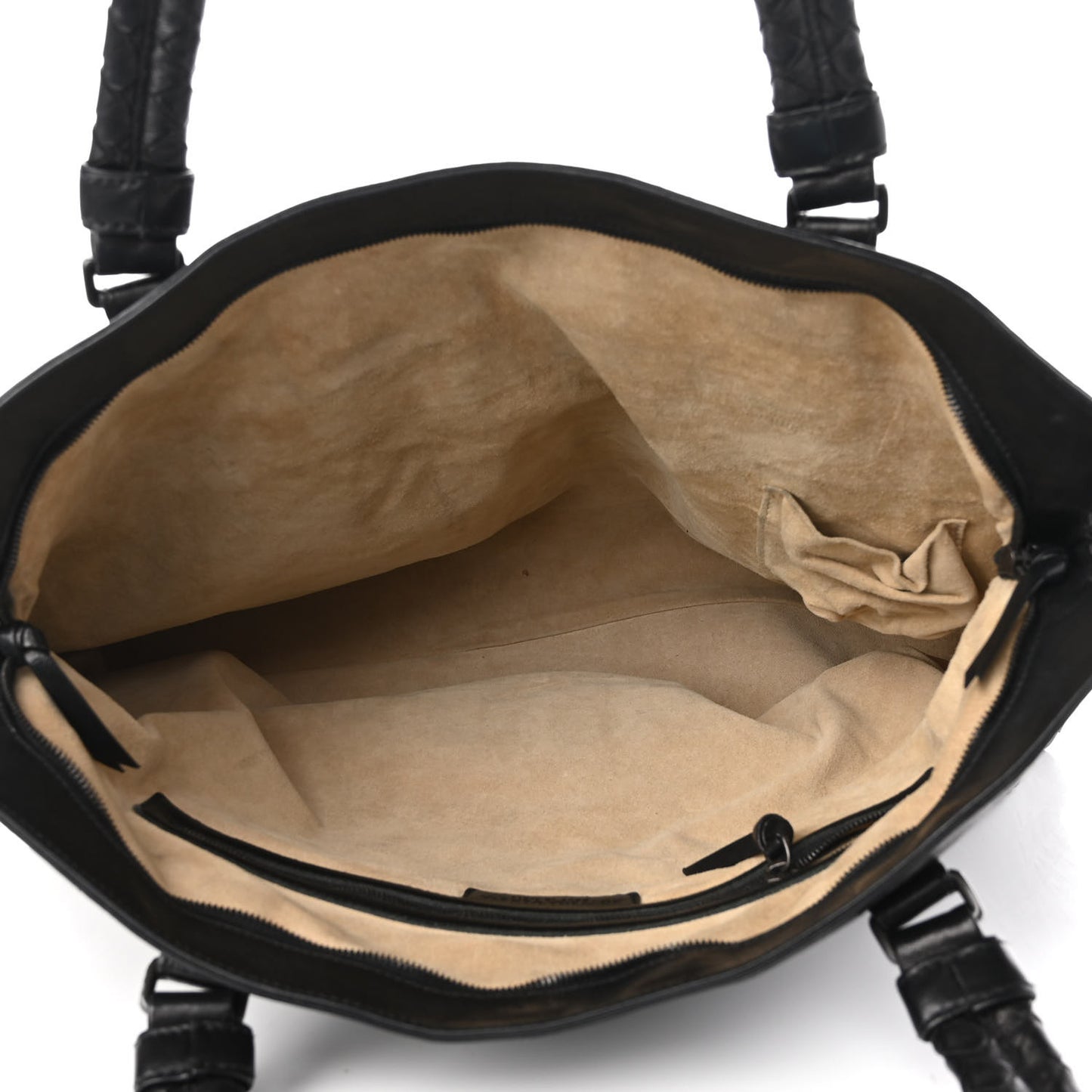 Nappa Intrecciato Pocket Tote Black