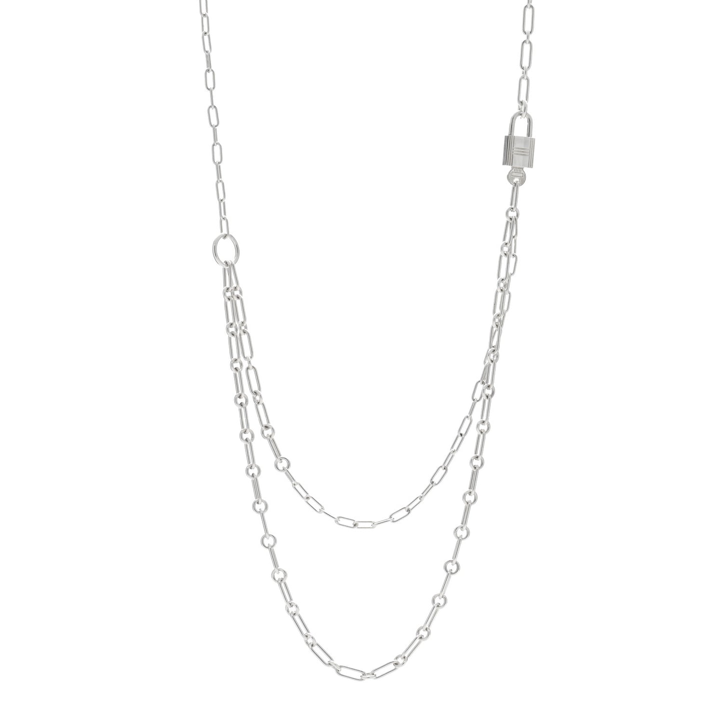 Sterling Silver GM Alphakelly Necklace