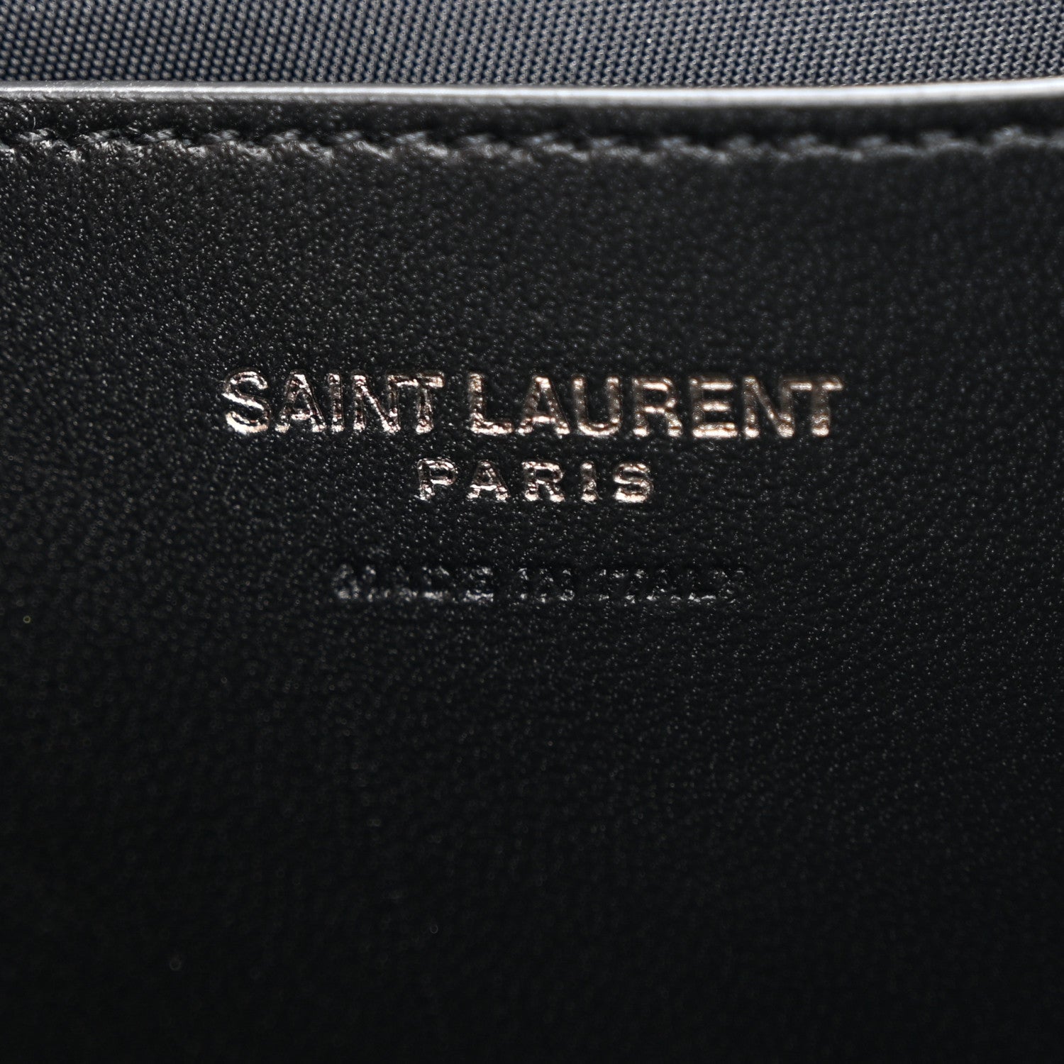 Saint Laurent Patent Calfskin Large Puffy Pouch Black 6 of 7