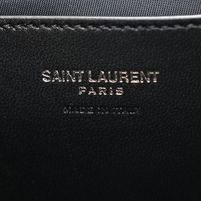 Saint Laurent Patent Calfskin Large Puffy Pouch Black 6 of 7
