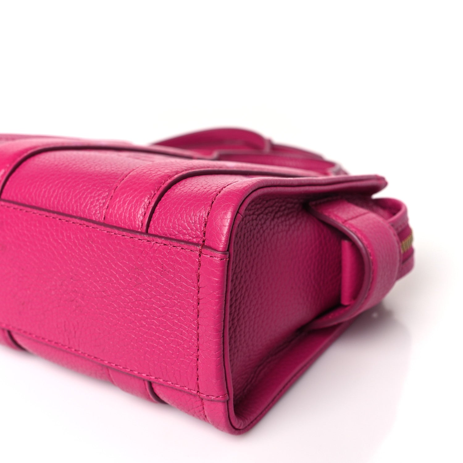 Marc Jacobs Grained Calfskin Mini The Tote Bag Lipstick Pink 9 of 9