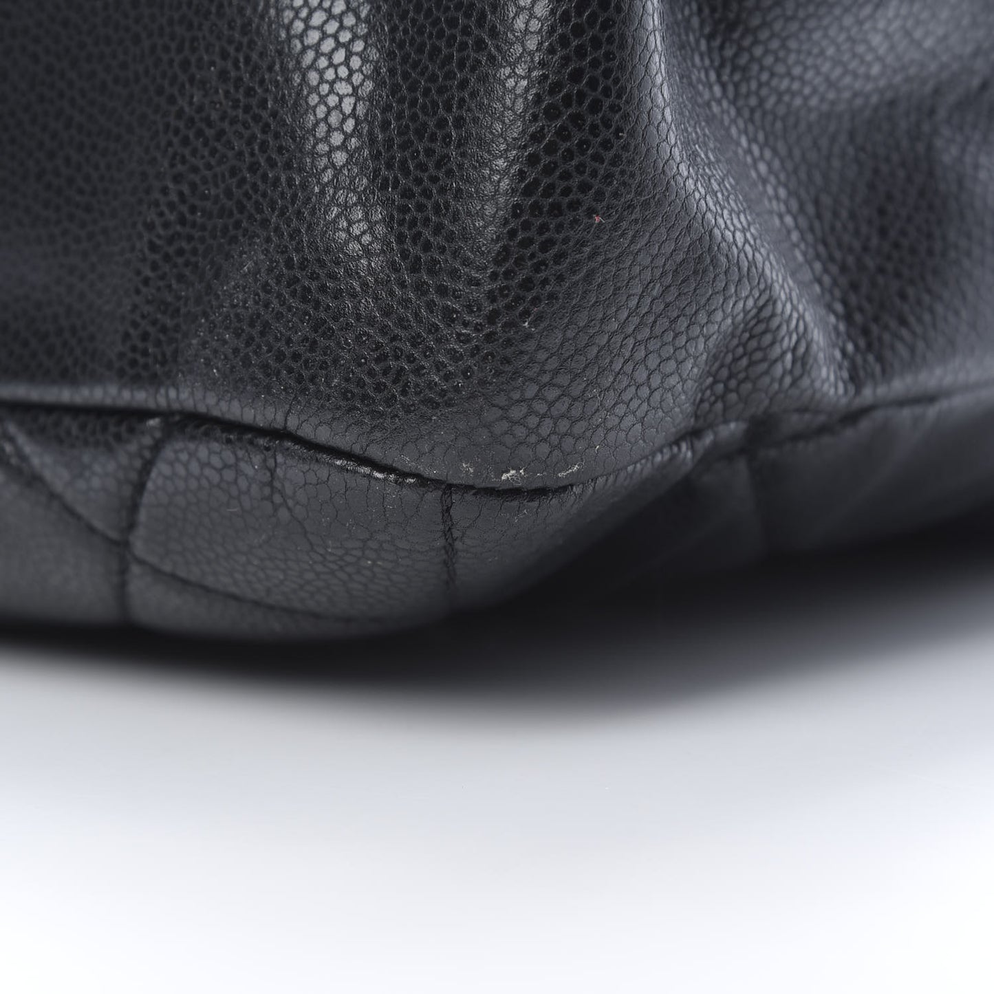 Caviar Quilted Timeless CC Soft Tote Black