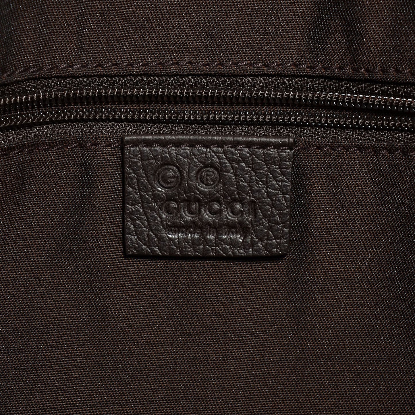 Crystal Monogram Medium Abbey Convertible Tote Dark Brown